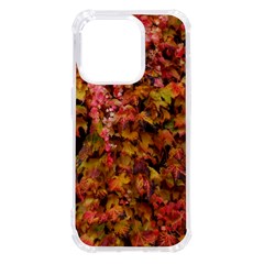 Red And Yellow Ivy  Iphone 14 Pro Tpu Uv Print Case by okhismakingart