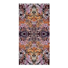 Ochre On Pink Arabesque Shower Curtain 36  X 72  (stall)  by kaleidomarblingart