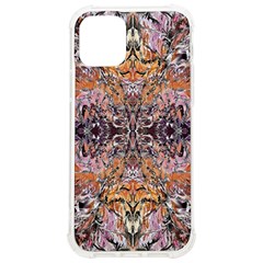 Ochre On Pink Arabesque Iphone 12/12 Pro Tpu Uv Print Case by kaleidomarblingart