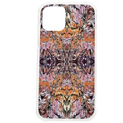 Ochre On Pink Arabesque Iphone 12 Pro Max Tpu Uv Print Case by kaleidomarblingart