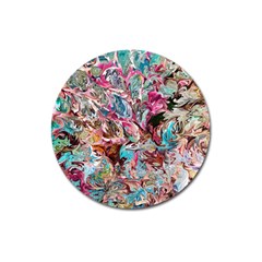 Pink Petals Blend Magnet 3  (round)