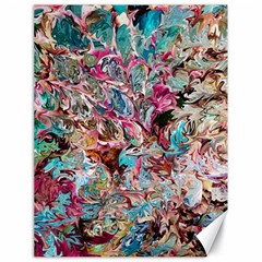 Pink Petals Blend Canvas 18  X 24  by kaleidomarblingart