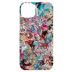 Pink Petals Blend Iphone 14 Plus Black Uv Print Case