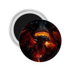 Dragon Art Fire Digital Fantasy 2 25  Magnets by Bedest