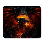 Dragon Art Fire Digital Fantasy Large Mousepad Front