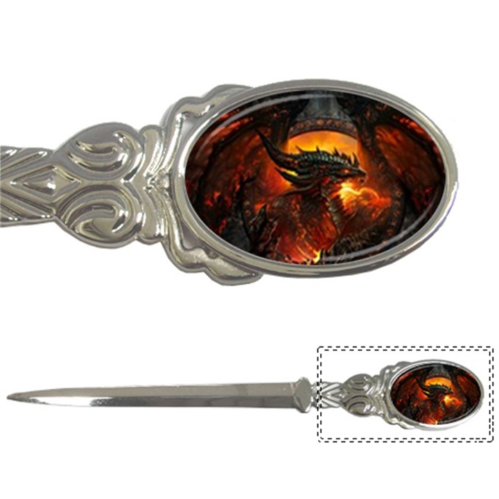 Dragon Art Fire Digital Fantasy Letter Opener