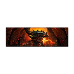 Dragon Art Fire Digital Fantasy Sticker (bumper) by Bedest