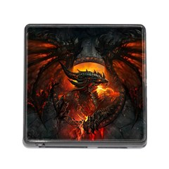 Dragon Art Fire Digital Fantasy Memory Card Reader (square 5 Slot) by Bedest