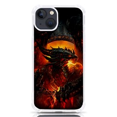 Dragon Art Fire Digital Fantasy Iphone 13 Tpu Uv Print Case by Bedest