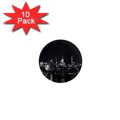 New York Skyline 1  Mini Magnet (10 Pack)  by Bedest