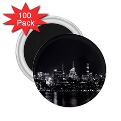 New York Skyline 2 25  Magnets (100 Pack)  by Bedest