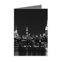 New York Skyline Mini Greeting Card by Bedest