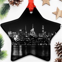 New York Skyline Star Ornament (two Sides) by Bedest