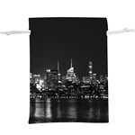 New York Skyline Lightweight Drawstring Pouch (XL) Back