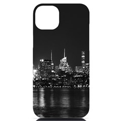 New York Skyline Iphone 14 Plus Black Uv Print Case by Bedest