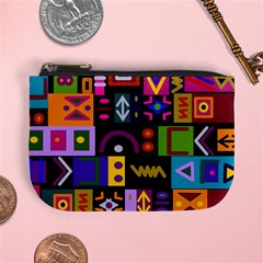 Abstract A Colorful Modern Illustration--- Mini Coin Purse by Bedest