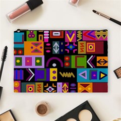 Abstract A Colorful Modern Illustration--- Cosmetic Bag (large) by Bedest