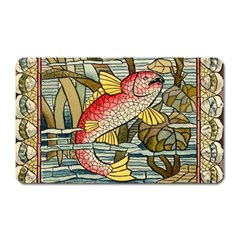 Fish Underwater Cubism Mosaic Magnet (rectangular) by Bedest