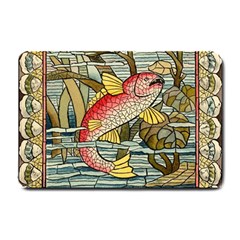 Fish Underwater Cubism Mosaic Small Doormat by Bedest