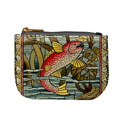 Fish Underwater Cubism Mosaic Mini Coin Purse by Bedest