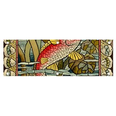 Fish Underwater Cubism Mosaic Banner And Sign 6  X 2  by Bedest