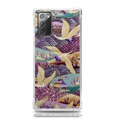 Textile-fabric-cloth-pattern Samsung Galaxy Note 20 Tpu Uv Case by Bedest