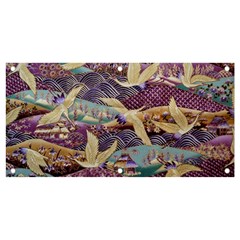 Textile-fabric-cloth-pattern Banner And Sign 4  X 2 