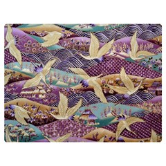 Textile-fabric-cloth-pattern Two Sides Premium Plush Fleece Blanket (extra Small) by Bedest