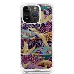 Textile-fabric-cloth-pattern Iphone 14 Pro Tpu Uv Print Case by Bedest