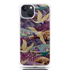 Textile-fabric-cloth-pattern Iphone 13 Tpu Uv Print Case by Bedest