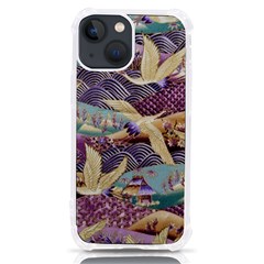 Textile-fabric-cloth-pattern Iphone 13 Mini Tpu Uv Print Case by Bedest