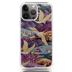 Textile-fabric-cloth-pattern Iphone 13 Pro Max Tpu Uv Print Case by Bedest