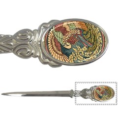 Wings-feathers-cubism-mosaic Letter Opener by Bedest