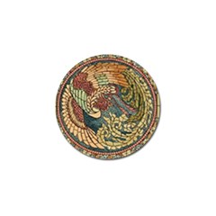 Wings-feathers-cubism-mosaic Golf Ball Marker (4 Pack) by Bedest