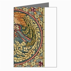 Wings-feathers-cubism-mosaic Greeting Cards (pkg Of 8) by Bedest