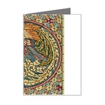 Wings-feathers-cubism-mosaic Mini Greeting Card Left