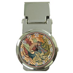 Wings-feathers-cubism-mosaic Money Clip Watches by Bedest