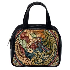 Wings-feathers-cubism-mosaic Classic Handbag (one Side) by Bedest