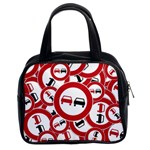 Overtaking-traffic-sign Classic Handbag (Two Sides) Front