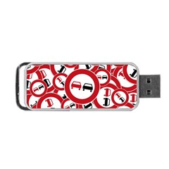 Overtaking-traffic-sign Portable Usb Flash (one Side) by Bedest