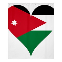 Heart-love-affection-jordan Shower Curtain 60  X 72  (medium)  by Bedest