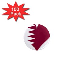 Heart-love-flag-qatar 1  Mini Magnets (100 Pack)  by Bedest