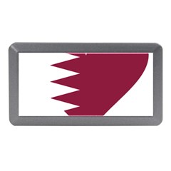 Heart-love-flag-qatar Memory Card Reader (mini) by Bedest