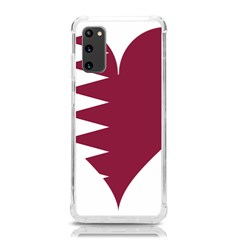 Heart-love-flag-qatar Samsung Galaxy S20 6 2 Inch Tpu Uv Case by Bedest