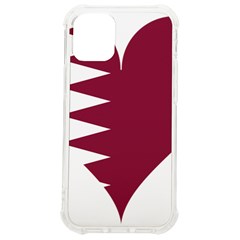 Heart-love-flag-qatar Iphone 12 Mini Tpu Uv Print Case	 by Bedest