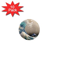 Japanese Wave 1  Mini Magnet (10 Pack)  by Cowasu