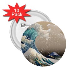 Japanese Wave 2 25  Buttons (10 Pack)  by Cowasu