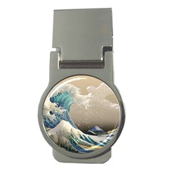 Japanese Wave Money Clips (round)  by Cowasu