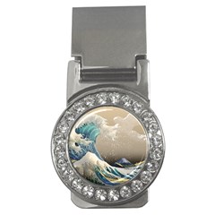 Japanese Wave Money Clips (cz)  by Cowasu