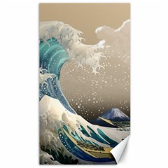 Japanese Wave Canvas 40  X 72  by Cowasu